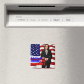 Aimant Président Kamala Harris 2024_ (In Situ (Lave-vaisselle))