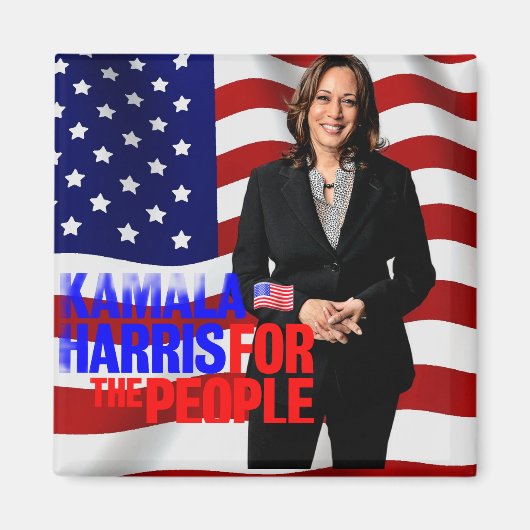 Aimant Président Kamala Harris 2024_ (Devant)