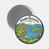 Aimant Presqu'île de Dingle Irlande (Recto/Verso)
