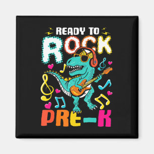 Aimant Prêt À Renvoyer Le Dinosaure Pré-K À L'École Garço