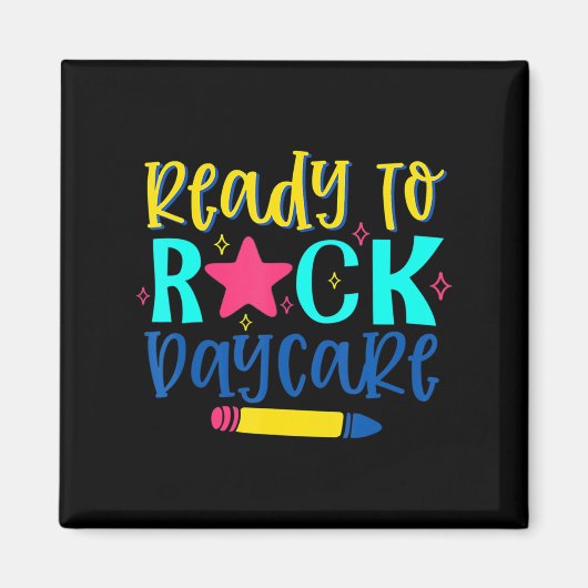 Aimant Prêt À Renvoyer Les Garderies À L'École Premier Jo (Devant)