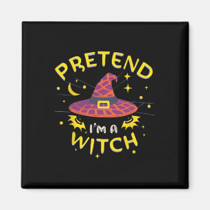 Aimant Prétendre que je suis un costume d'Halloween fantô