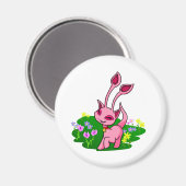 Aimant Prêter l'Aisha rose à travers les fleurs (Recto/Verso)