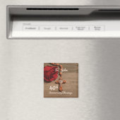 Aimant Prêtre 40ème anniversaire de l'Ordination Rose et  (In Situ (Lave-vaisselle))