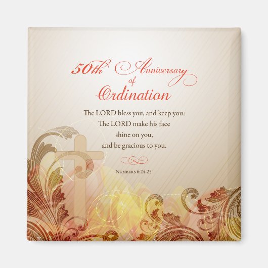 Aimant Prêtre, 50e anniversaire de la bénédiction de l'or (Devant)