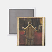 Aimant Prêtre à l'autel (Recto/Verso)