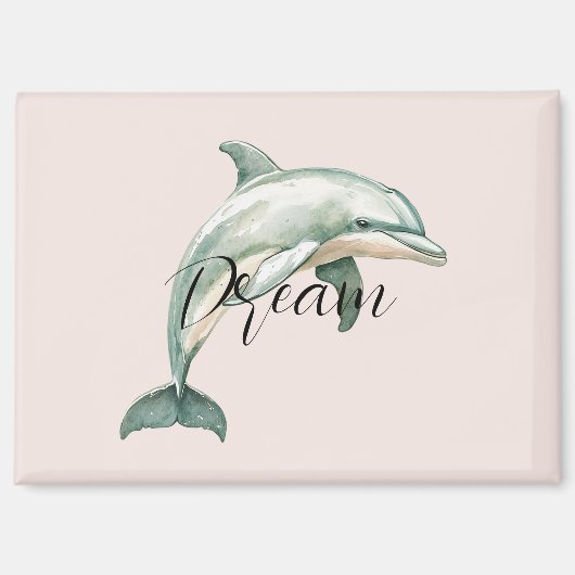 Aimant Pretty Peach Dolphin Dream (Recto)