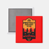 Aimant Prévention des incendies (Recto/Verso)