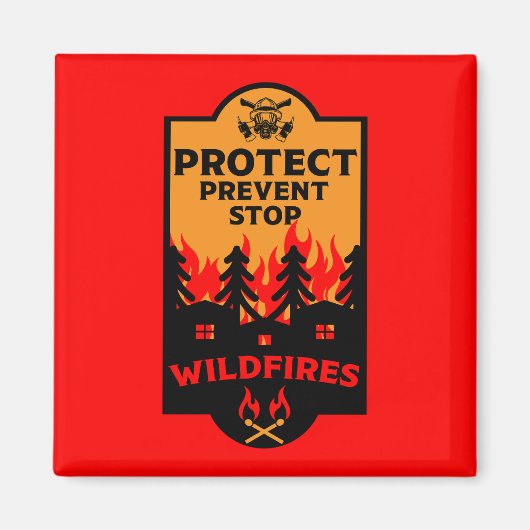 Aimant Prévention des incendies (Devant)