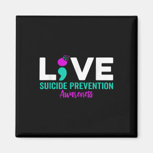 Aimant Prévention du suicide Point-virgule Santé mentale