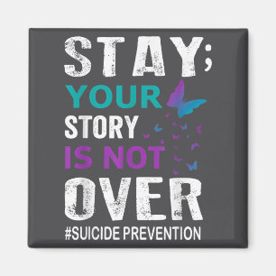 Aimant Prévention du suicide Sensibilisation Restez L'his