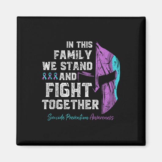 Aimant Prévention du suicide Sensibilisation Soutien fami (Devant)