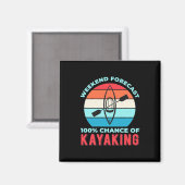 Aimant Prévision Du Week-End 100 Chance De Kayak (Recto/Verso)