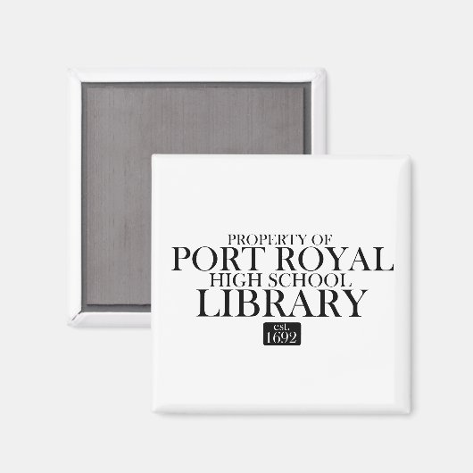 aimant PRHS. (Recto/Verso)