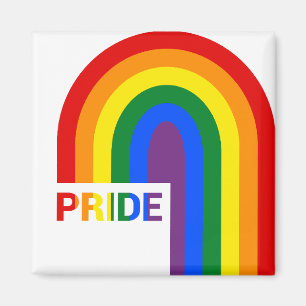 Aimant Pride arc-en-ciel