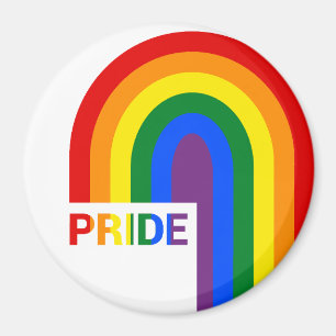 Aimant Pride arc-en-ciel