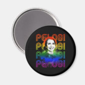 Aimant Pride de Pelosi rétro (Recto/Verso)