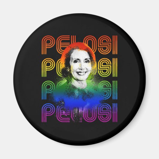 Aimant Pride de Pelosi rétro (Devant)