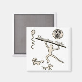 Aimant Pride hawaïenne (Recto/Verso)