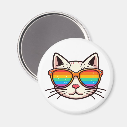 Aimant Pride kitty (Recto/Verso)
