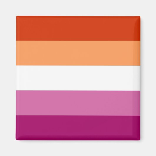 Aimant Pride lesbienne (Devant)