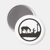 Aimant prier cowboy (Recto/Verso)