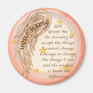 Aimant Prière Angel Serenity