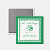 Aimant Prière celtique Saint Patrick's Day (Recto/Verso)