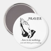 Aimant Prière Comment ne rien faire (Recto/Verso)