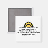 Aimant Prière de protection (Recto/Verso)