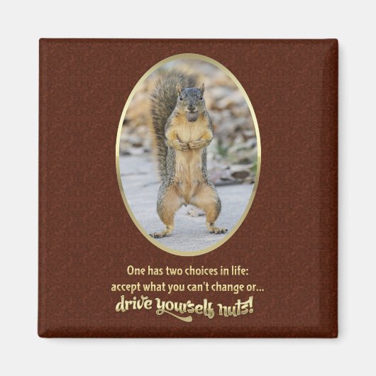 Aimant Prière de sérénité en bref (Devant)