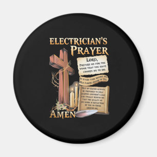 Aimant Prière d'électricien Amen