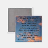 Aimant Prière du ciel nuageux de Jabez (Recto/Verso)