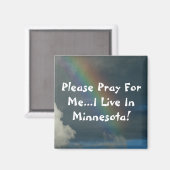 Aimant Prière du Minnesota (Recto/Verso)