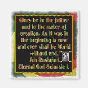 Aimant Prière Rasta récitée avant la cérémonie de tabagis