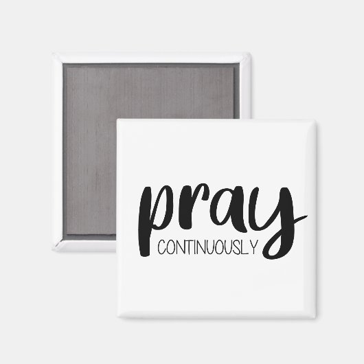 Aimant Priez Continuellement Évangile Graphiques simple C (Recto/Verso)