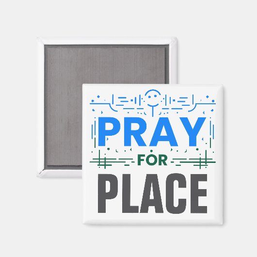 Aimant Priez pour la compassion (Recto/Verso)