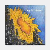 Aimant Priez pour l'Ukraine (Devant)