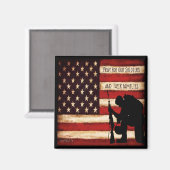 Aimant Priez pour nos soldats (Recto/Verso)