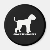 Aimant prime de schnauzer géant (Devant)