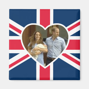 Aimant Prince George - William et Kate