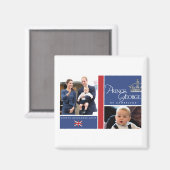 Aimant Prince George - William & Kate (Recto/Verso)