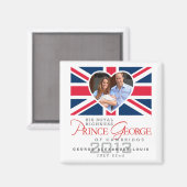 Aimant Prince George - William & Kate (Recto/Verso)