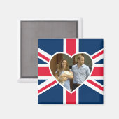 Aimant Prince George - William & Kate (Recto/Verso)