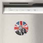 Aimant Prince Harry et Meghan Markle (In Situ (Lave-vaisselle))