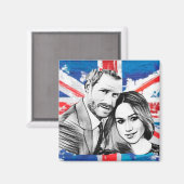 Aimant Prince Harry fiançailles (Recto/Verso)