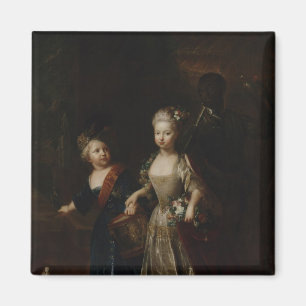 Aimant Prince héritier Frederick II avec la soeur