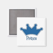 Aimant Prince personnalisable - Couronne (Recto/Verso)