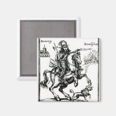 Aimant Prince Rupert à cheval (Recto/Verso)