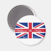 Aimant Prince William et Kate (Recto/Verso)